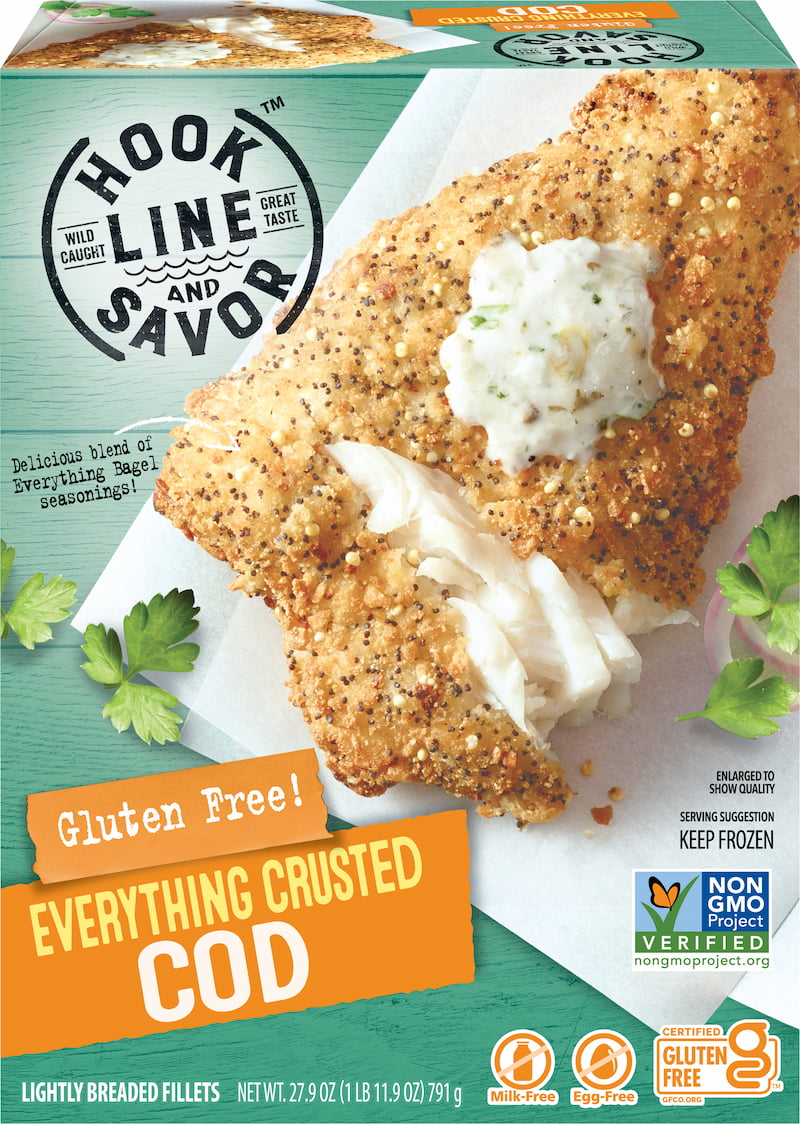 Hook Line And Savor Cod, Everything Crusted: Calories, Nutrition Analysis &  More