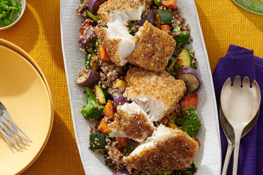 Roasted Vegetable Quinoa Salad