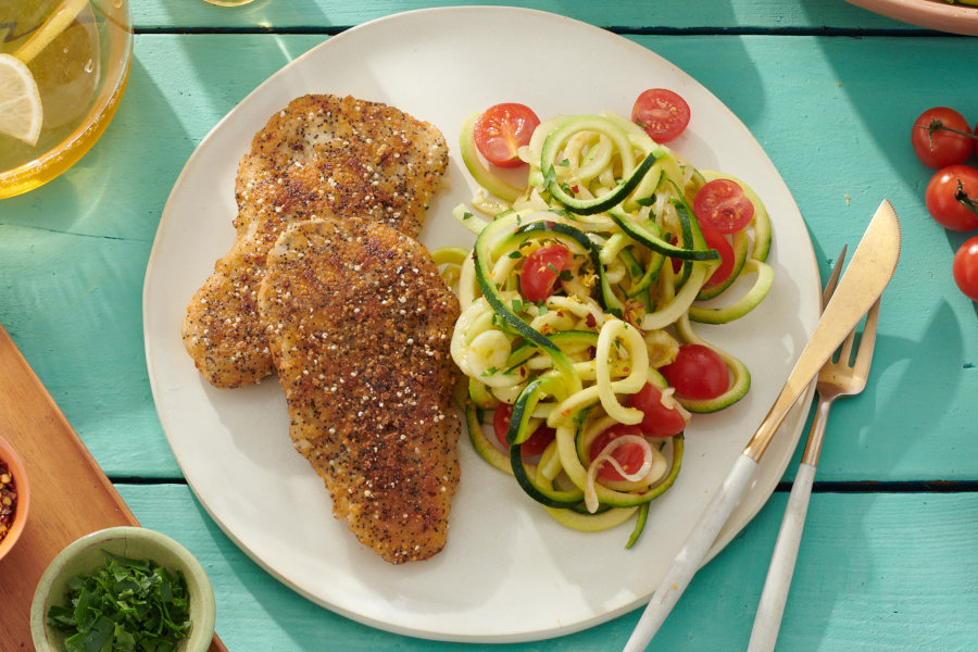 Lemony Zucchini Noodles